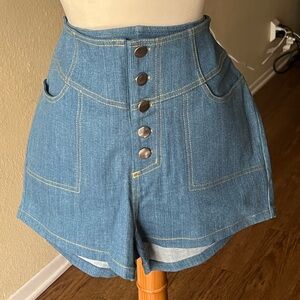 Unique Vintage High Waisted Shorts